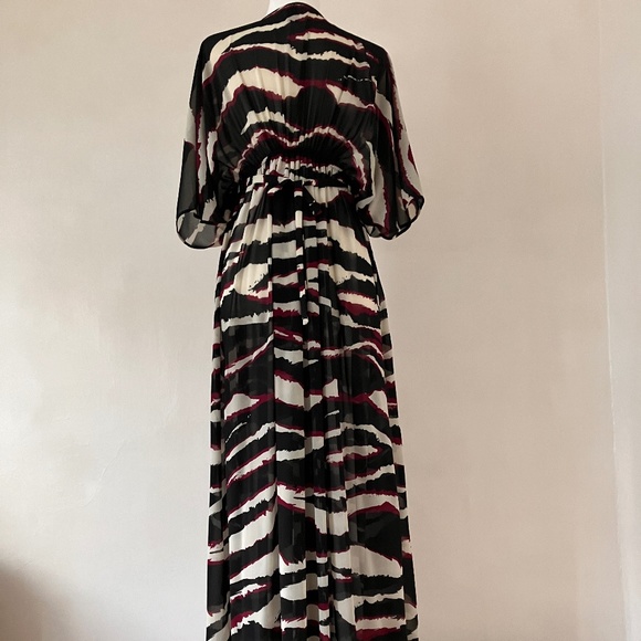 NEW H&M TRANSPARENT ZEBRA PRINT MAXI - Picture 11 of 14